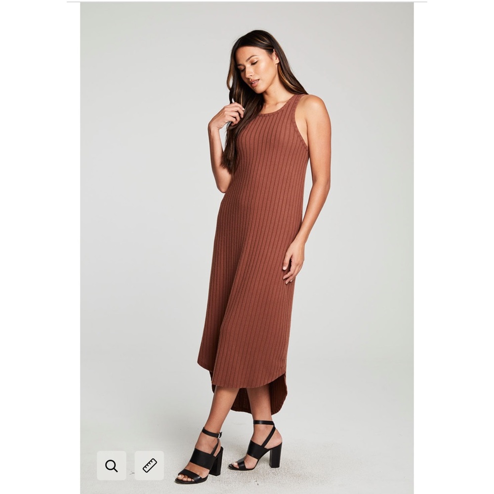 Chaser Rib Hi Low Racer Tank Dress - Picture 11 of 11